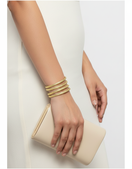 Rekha Textured Cuff Bracelet