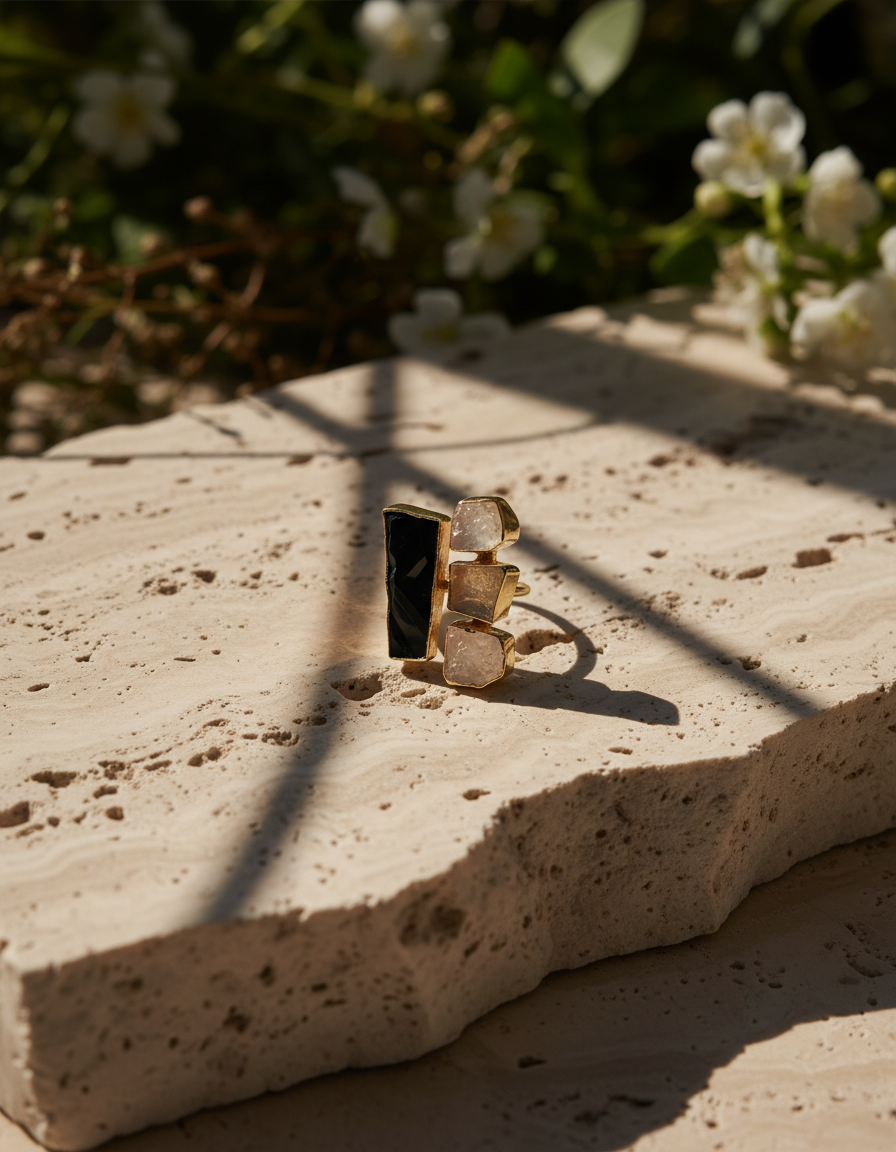 Ardra Dual Stone Ring