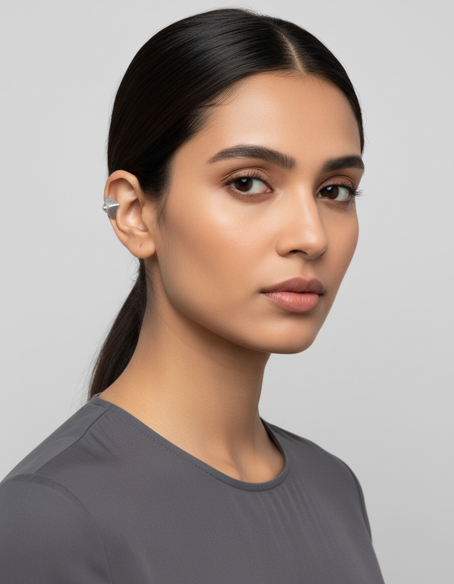 Aakar Stambh Ear Clips