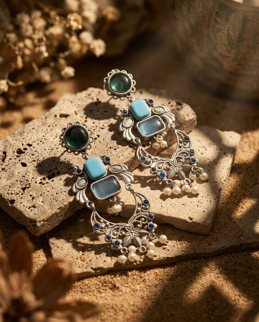 Rangrez Stone Earrings