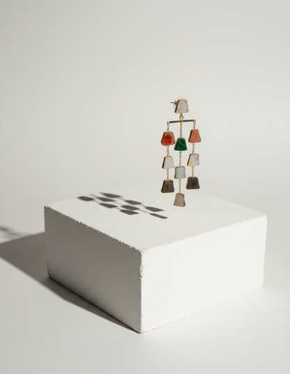 Cascade Natural Stone Earrings