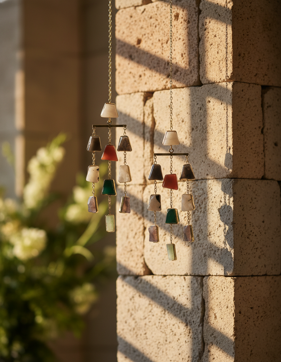 Cascade Natural Stone Earrings