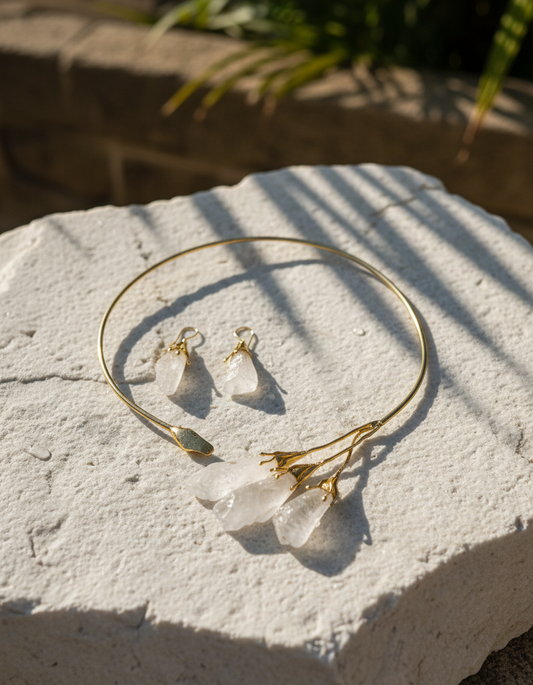 Vanika Raw Crystal Set