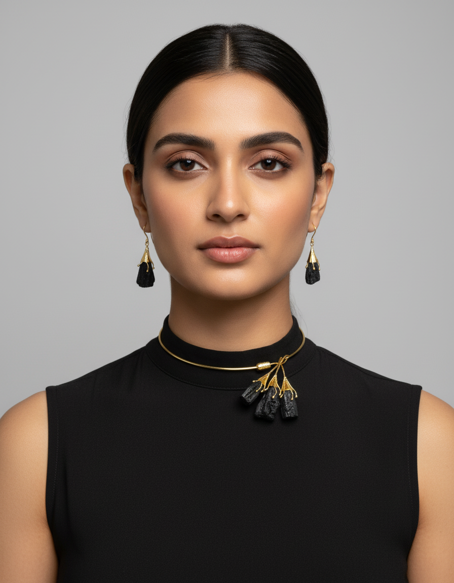 Vanika Raw Crystal Set