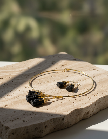 Vanika Raw Crystal Set