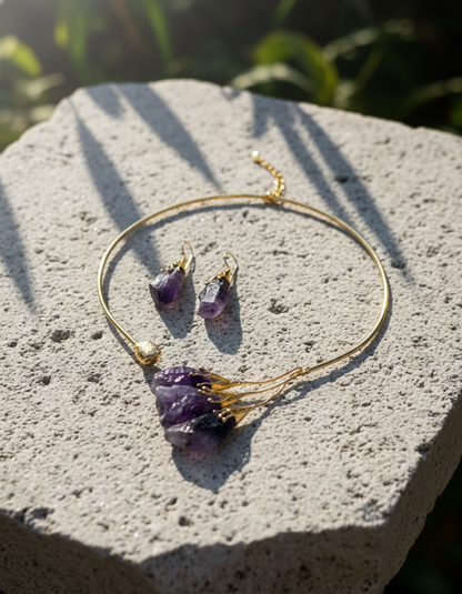 Vanika Raw Crystal Set