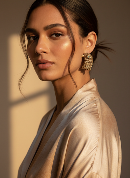 Shyena Spirit Studs Oxidized Tribal Collection – Oxidised Earring | handcrafted earrings for women | NIVRTTI