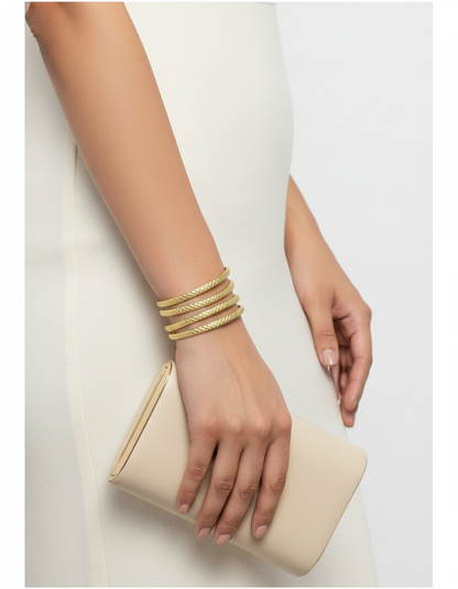 Rekha Textured Cuff Bracelet