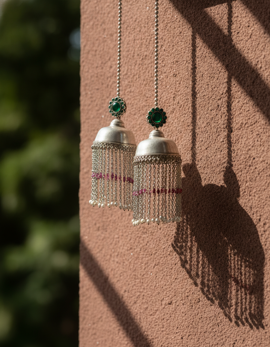 Anokhi Fringe Jhumkas