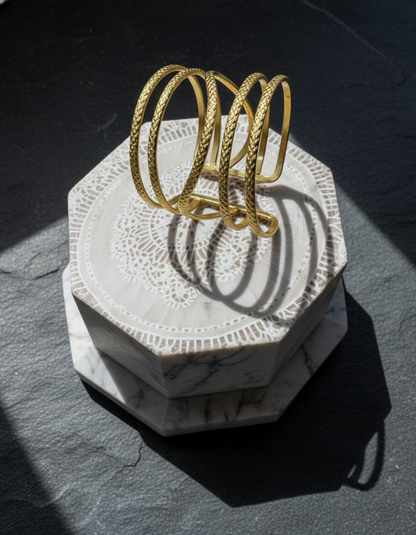 Rekha Textured Cuff Bracelet