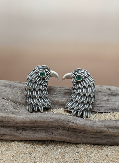 Shyena Spirit Studs Oxidized Tribal Collection – Oxidised Earring | handcrafted earrings for women | NIVRTTI