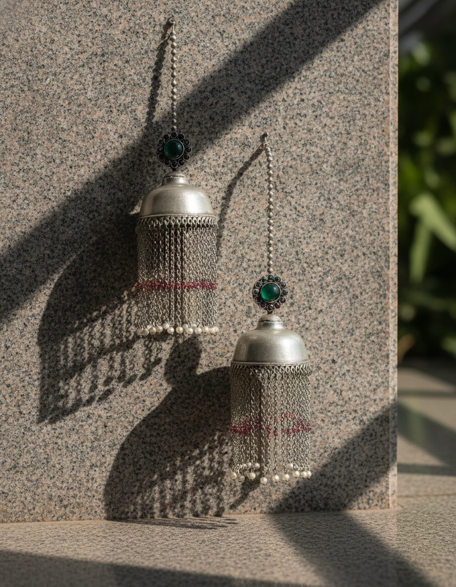 Anokhi Fringe Jhumkas