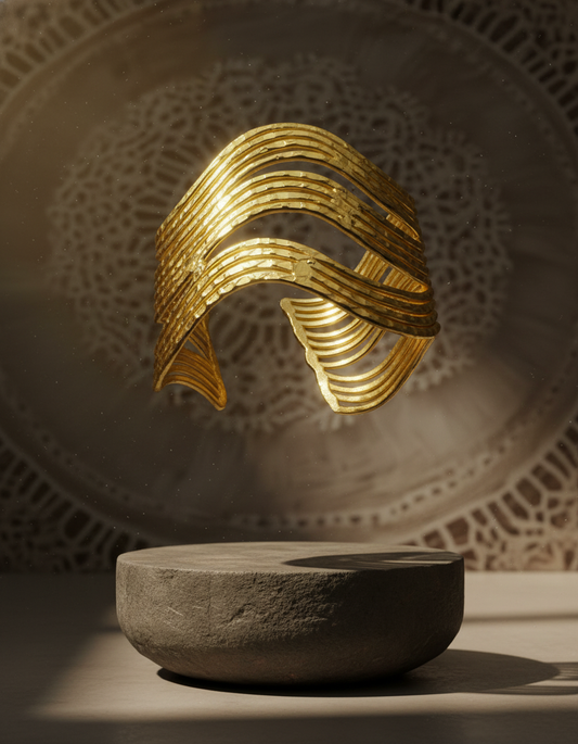 Lehra Wave Cuff Bracelet