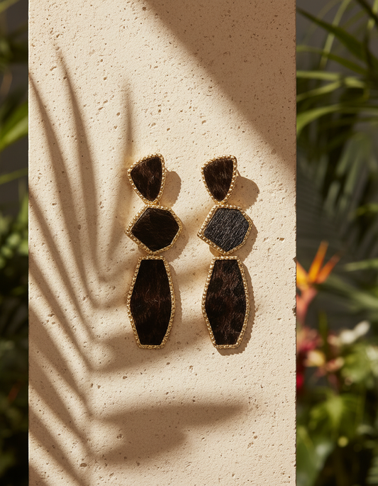 Savage Fur Statement Earrings