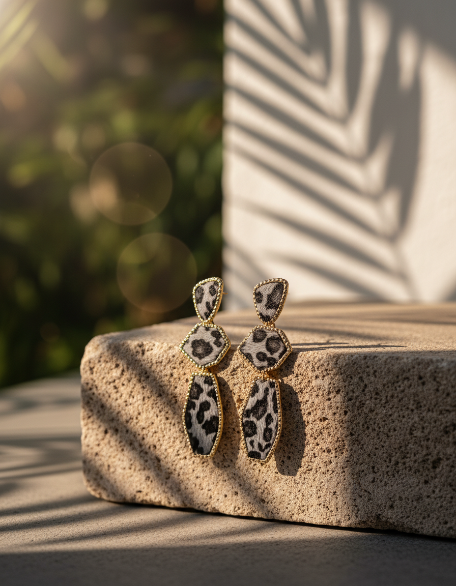 Savage Fur Statement Earrings