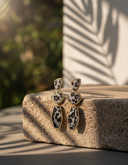 Savage Fur Statement Earrings