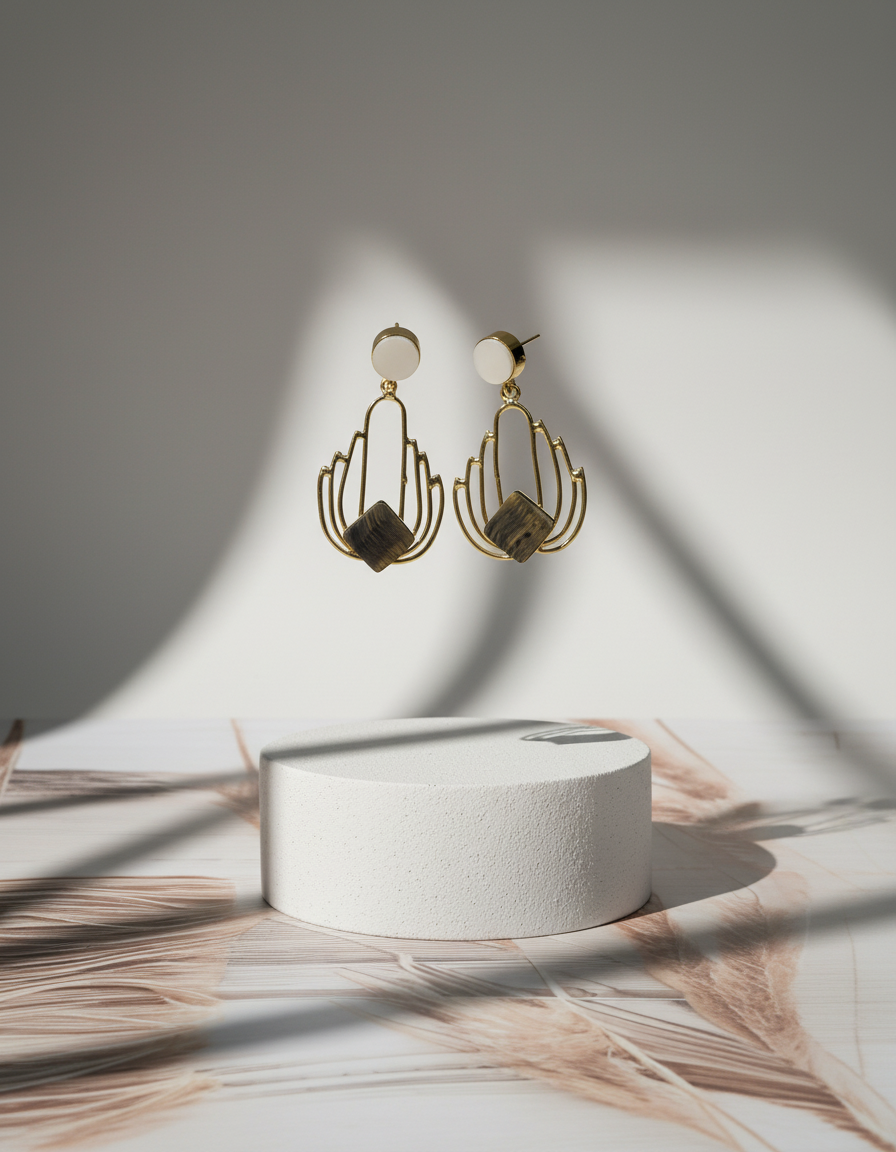 Padma Frame Earrings