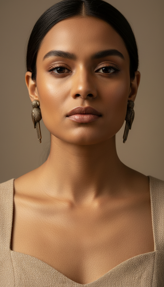 Wings of Grace Oxidized Parrot Earrings – Oxidised Earring | handcrafted earrings for women | NIVRTTI