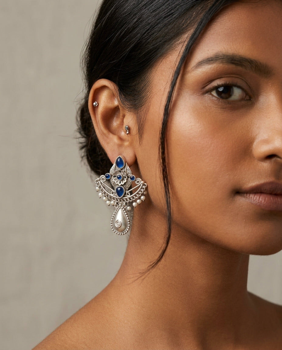 Meher Veda Chand Earrings