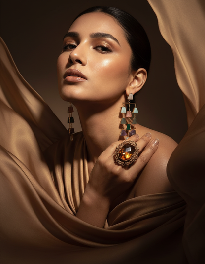 Cascade Natural Stone Earrings