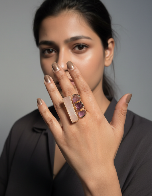 Ardra Dual Stone Ring