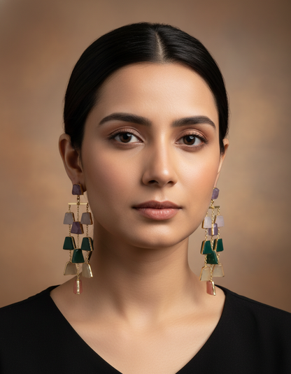Cascade Natural Stone Earrings