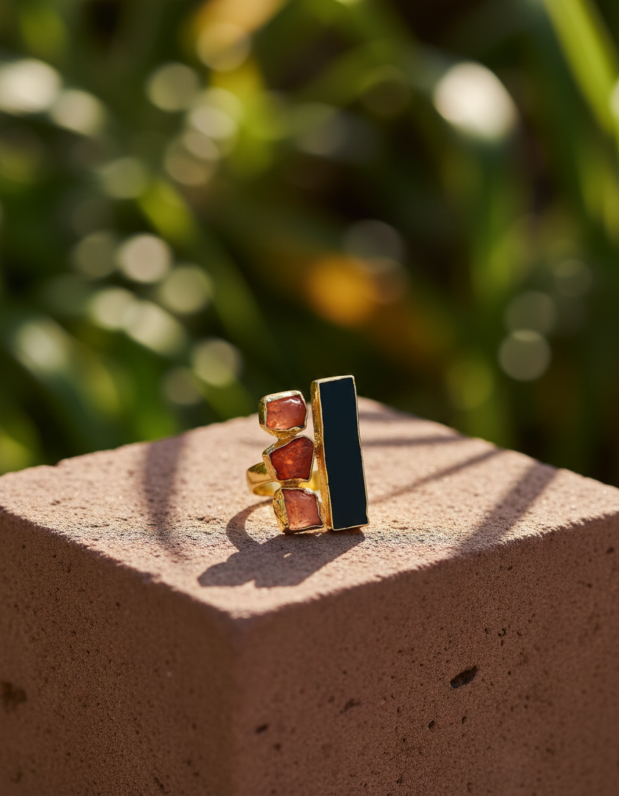 Ardra Dual Stone Ring