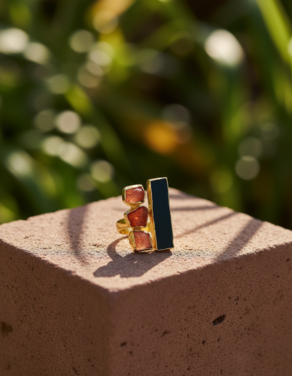 Ardra Dual Stone Ring