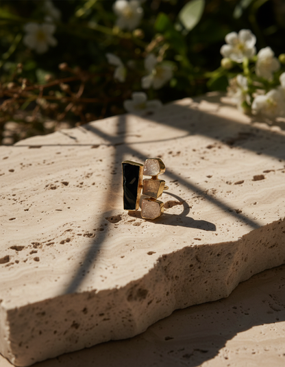 Ardra Dual Stone Ring