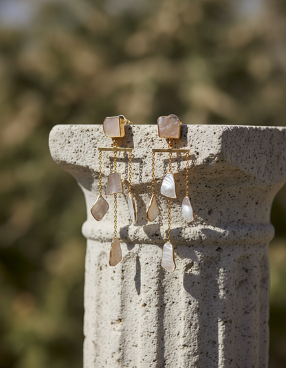 Pravah Natural Stone Earrings