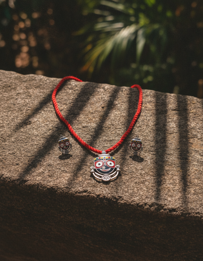 Jagannath Pendant Set