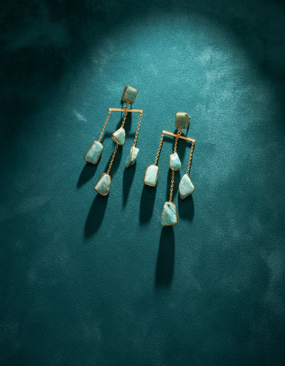 Pravah Natural Stone Earrings