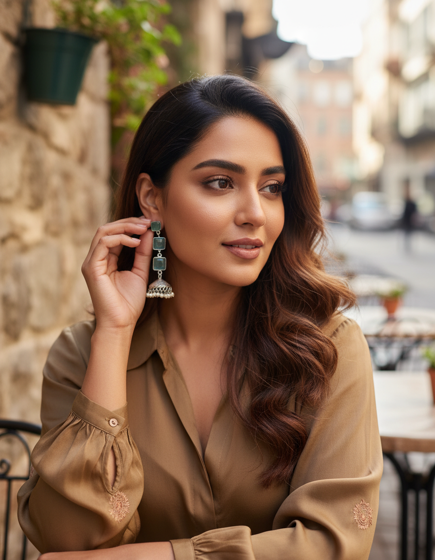Raktika Jhumkas