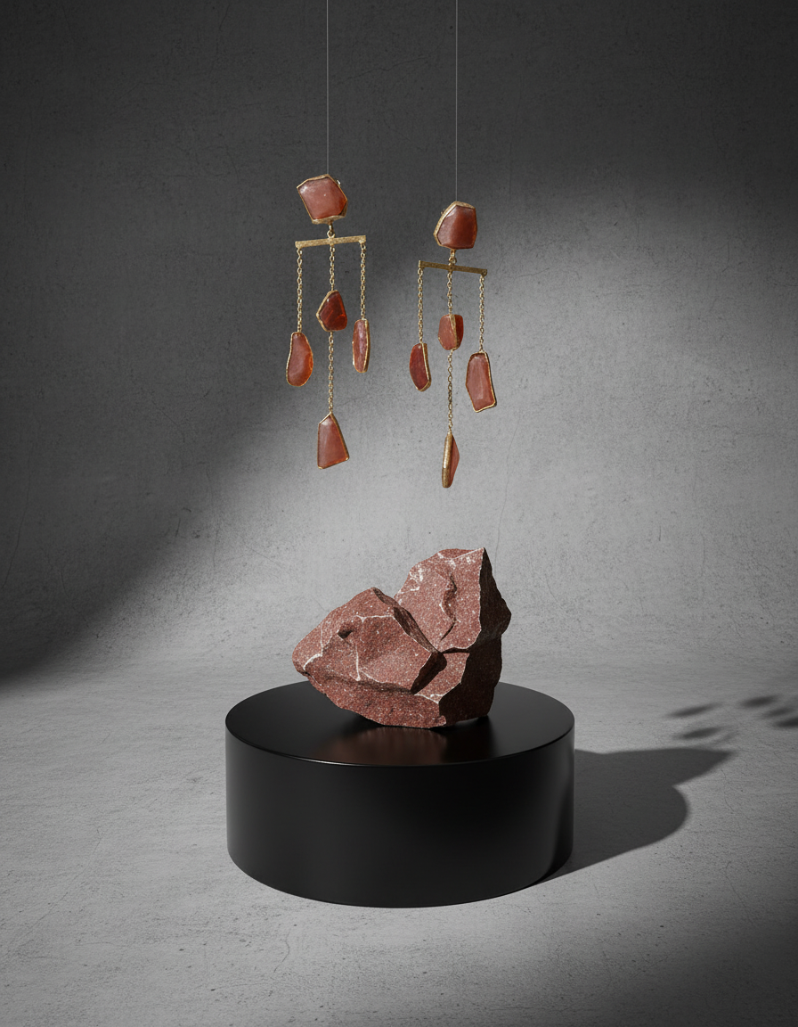 Pravah Natural Stone Earrings