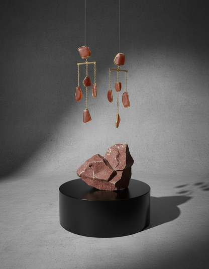 Pravah Natural Stone Earrings