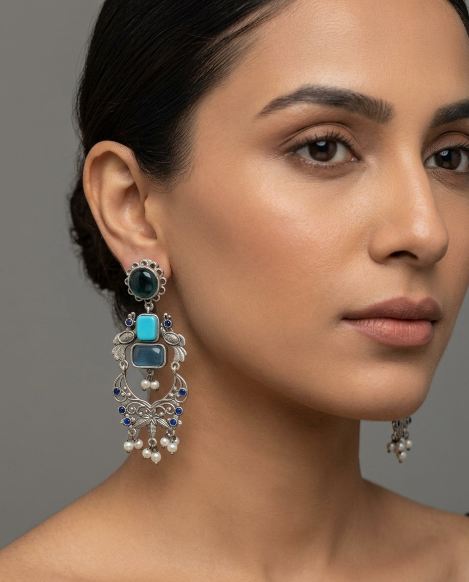 Rangrez Stone Earrings