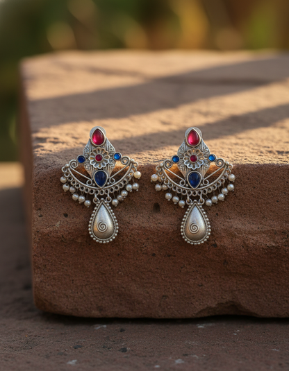 Meher Veda Chand Earrings