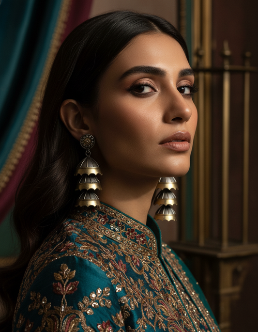 Kaia Vira Drop Jhumkas