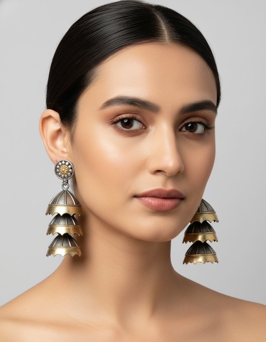 Kaia Vira Drop Jhumkas