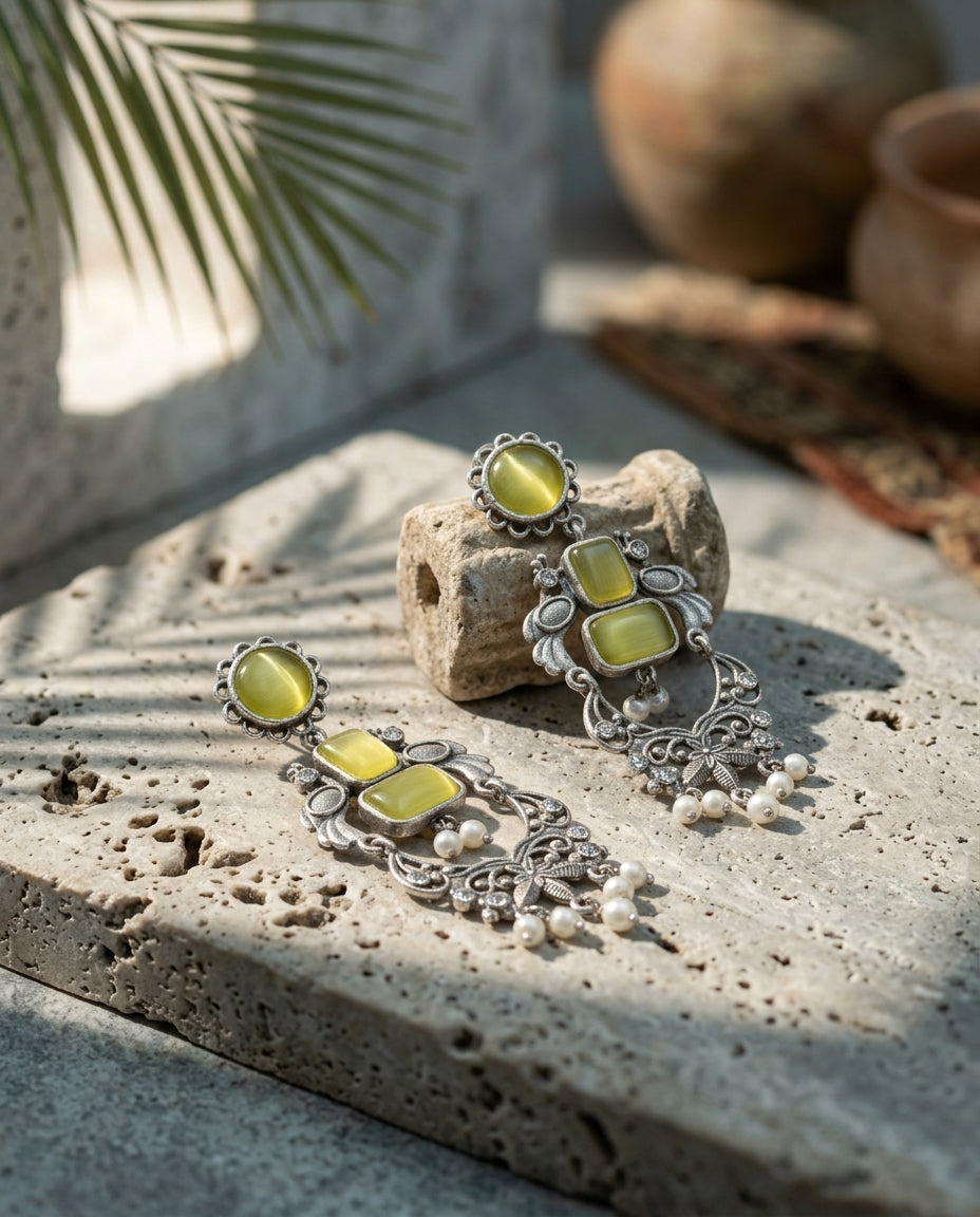 Rangrez Stone Earrings