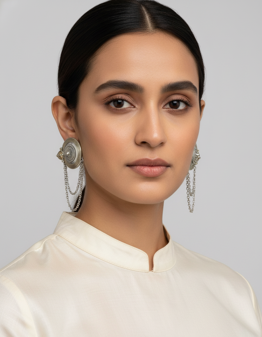 Dhara Veil Earrings