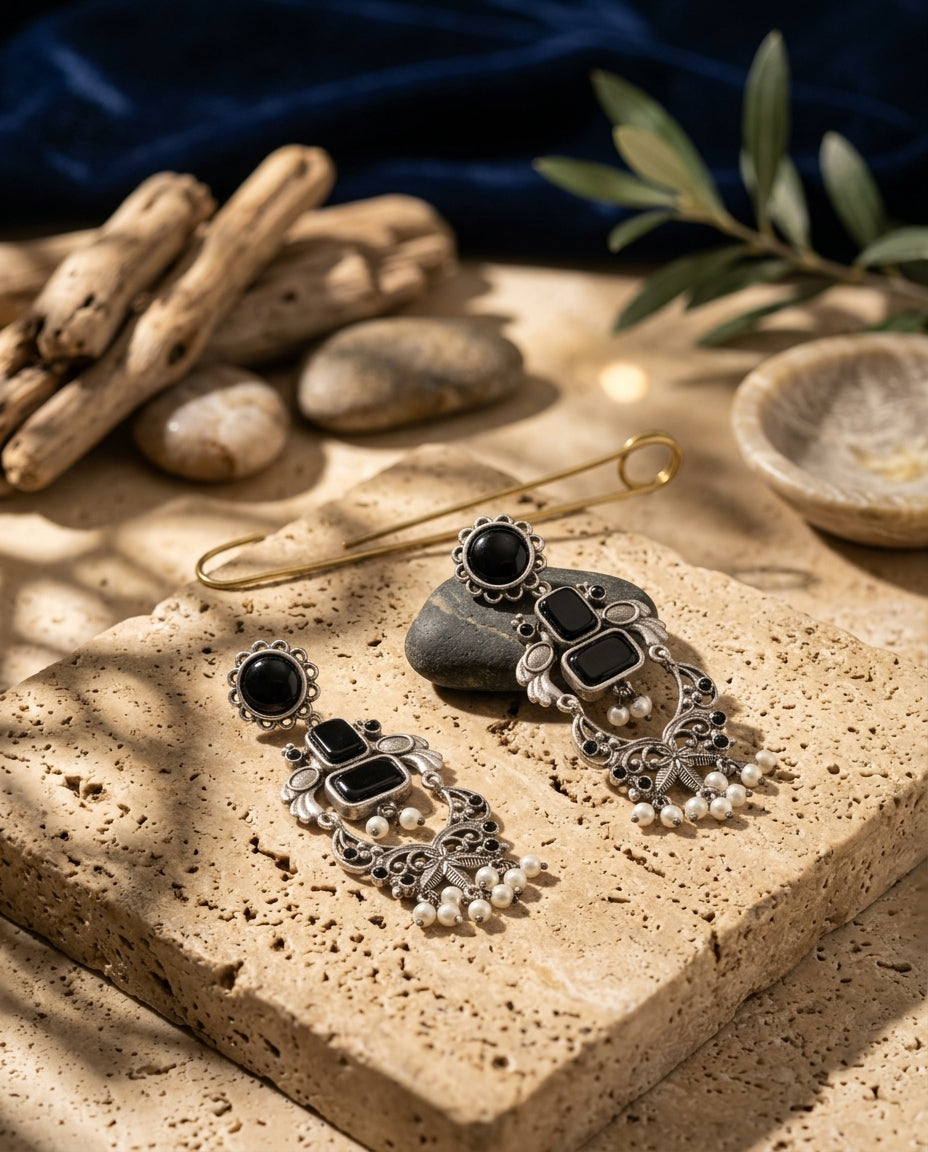 Rangrez Stone Earrings