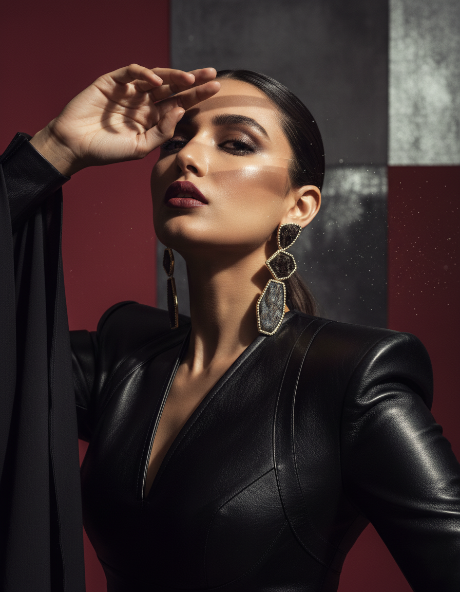 Savage Fur Statement Earrings