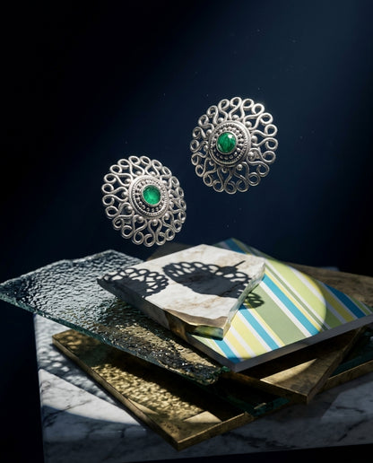 Chakra Jaali Studs