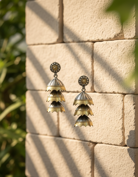 Kaia Vira Drop Jhumkas