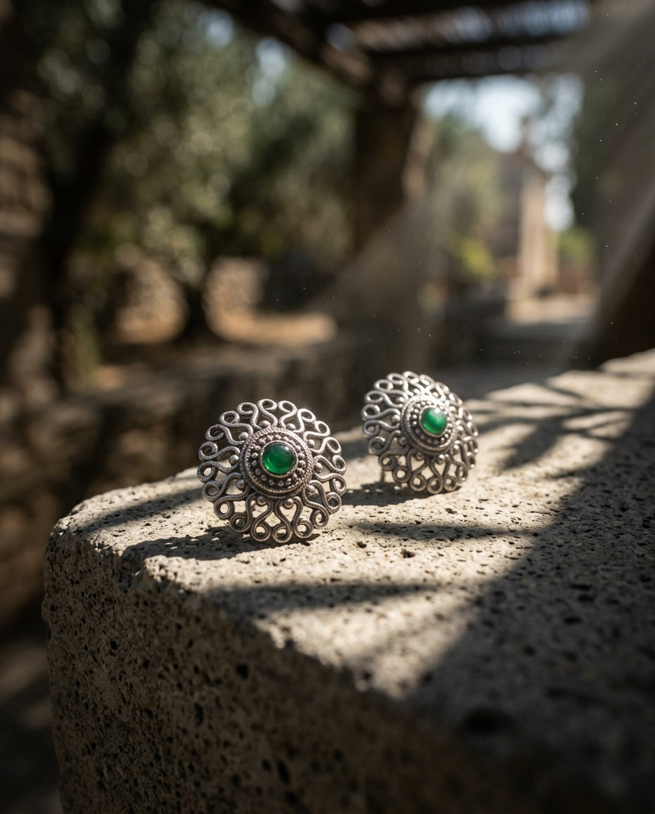 Chakra Jaali Studs